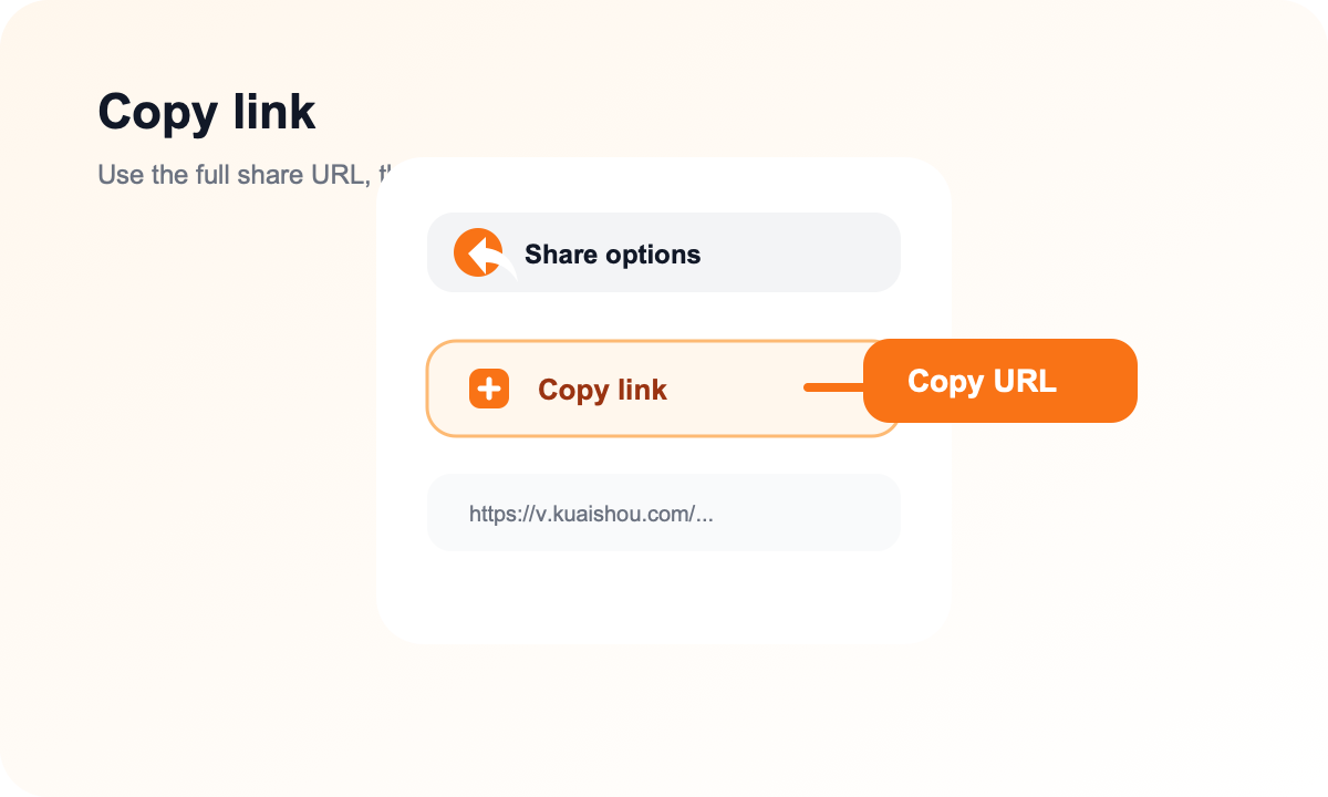 kuaishou share link example